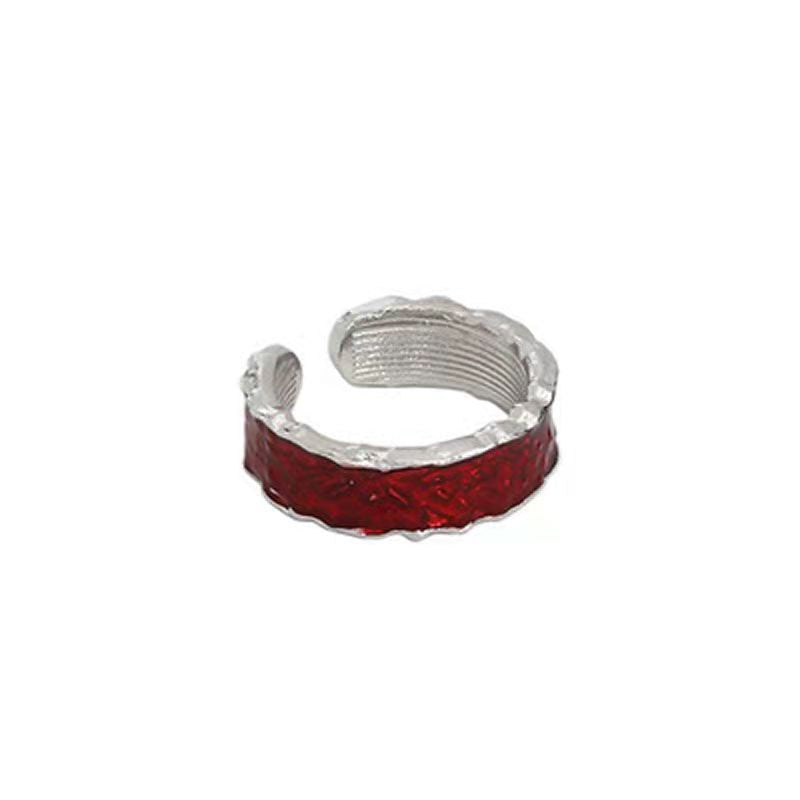 Women's & Men's Epoxy Open-end Personality Cold Style Advanced Rings