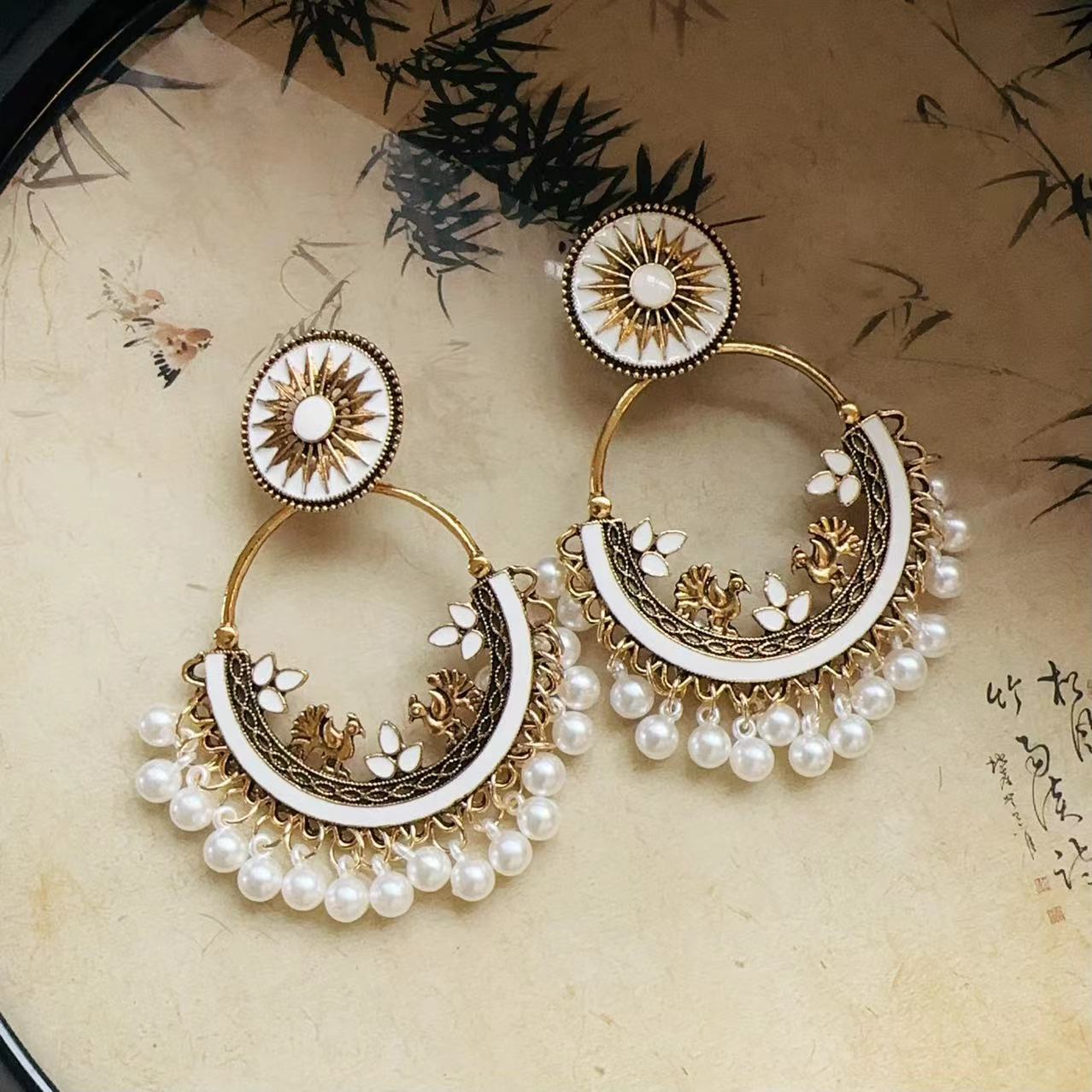 Tassel Niche Ethnic Style Ear Hook Temperament Earrings