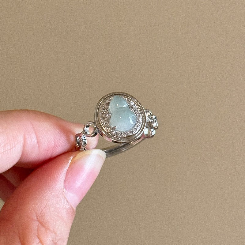 Women's Hollow Wave Geometric Open Trendy Design Rings