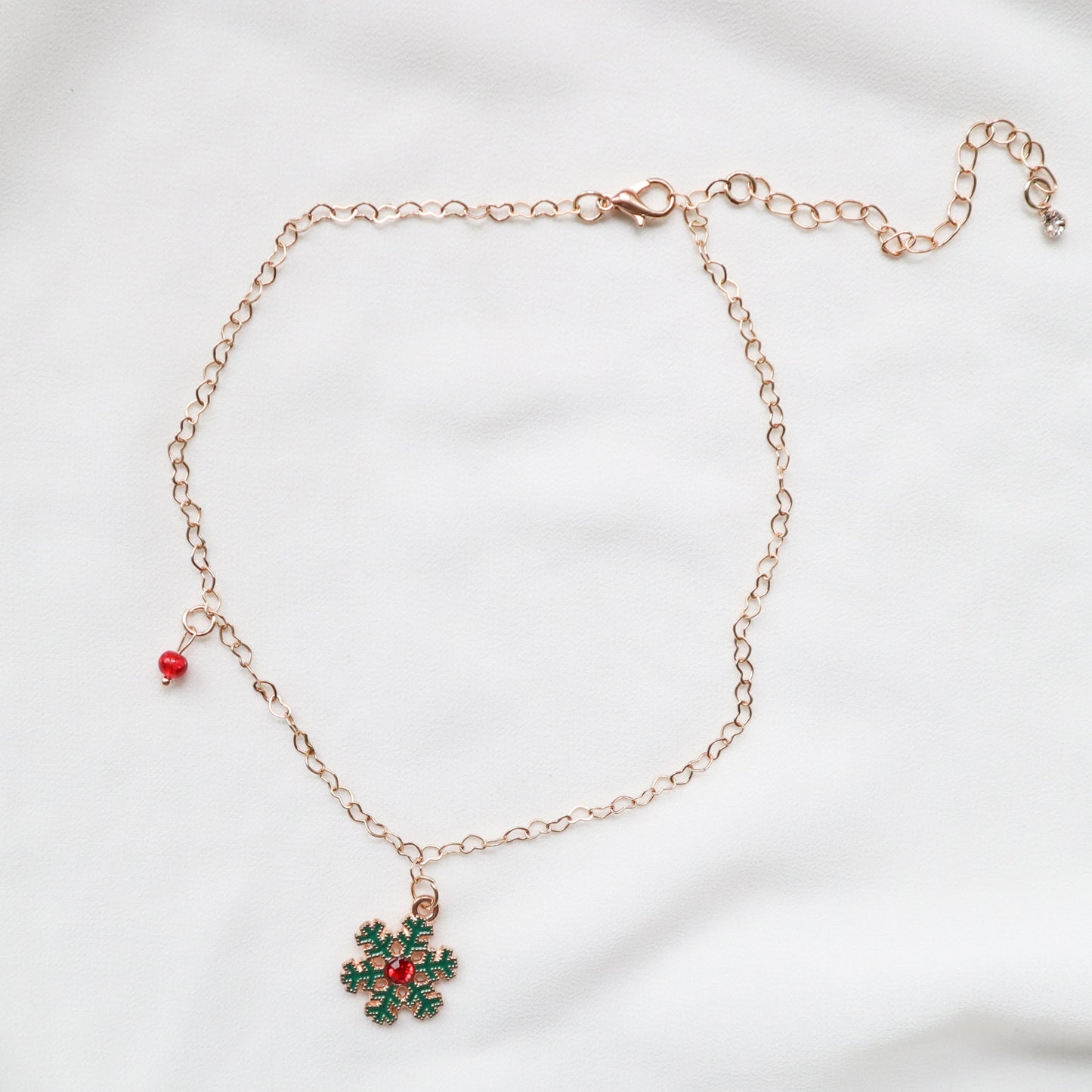 Women's Red Ornament Short Clavicle Chain For Necklaces