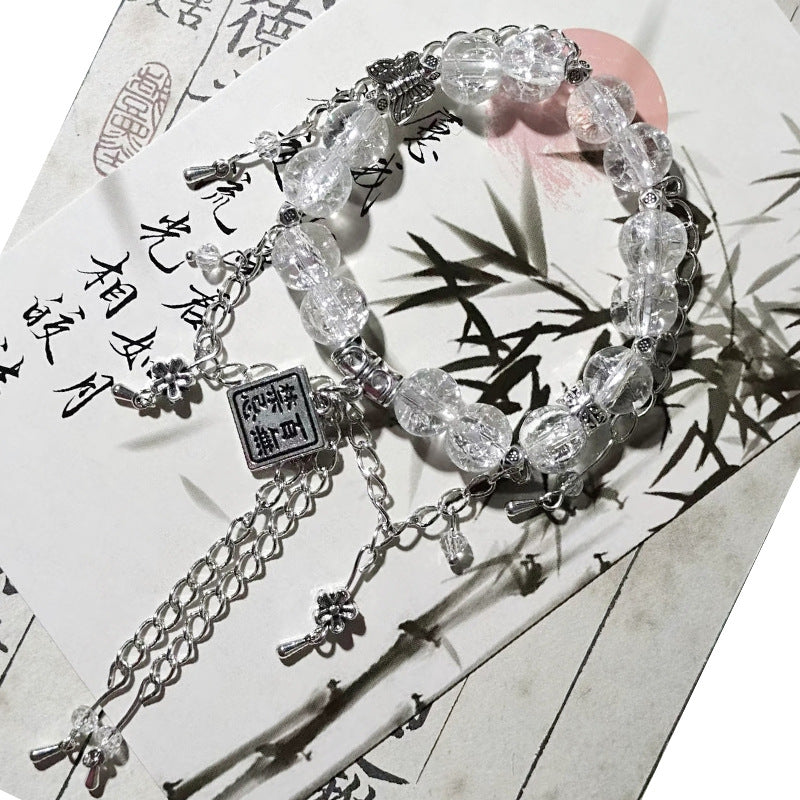 Women's National Fashion Bamboo Butterfly Retro Ethnic Bracelets