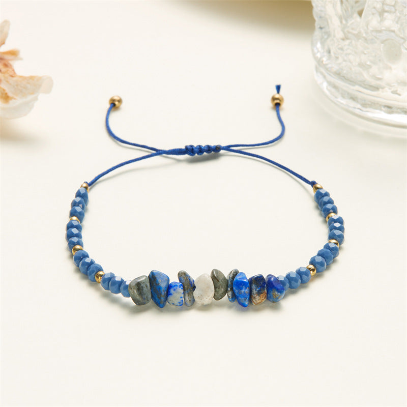 Vacation Style Gravel Beaded Irregular With Personality Stone Bracelets