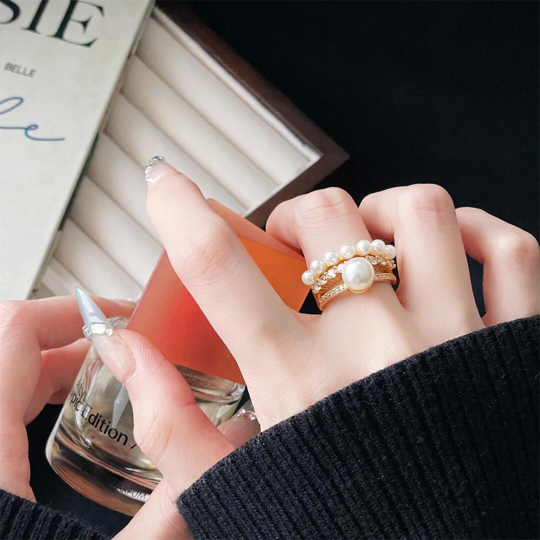 Elegant Personality Fashion Design Open High-grade Rings