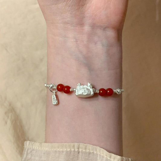 Imitation Jade Sier Chinese Female Life Ancient Style Bracelets