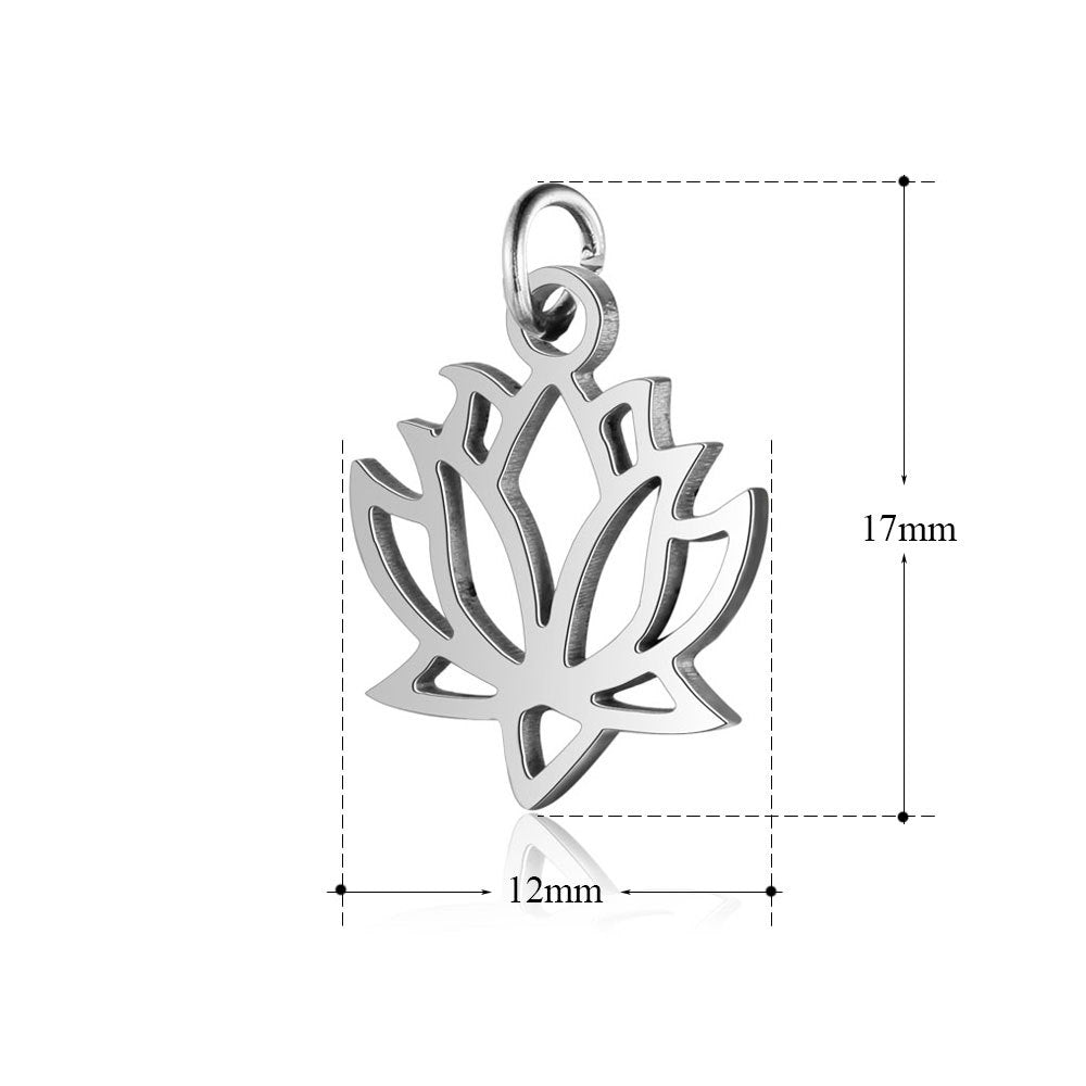 Small Five-pointed Star Elephant Cat Wings Lotus Pendants