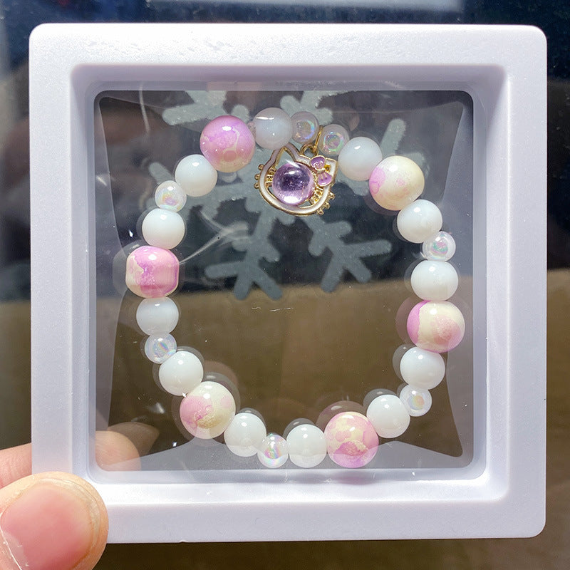 Women's High-grade Gourd Beaded Light Luxury Korean Style Girlfriends Bracelets