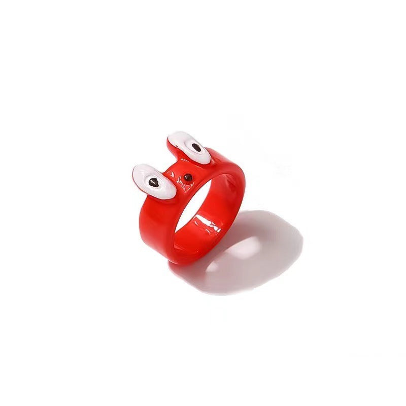 Sponge Star Painted Octopus Crab Boss Series Rings