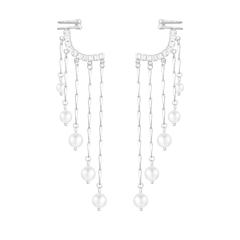 Women's Pearl Summer High-grade Niche Ear Clip Earrings