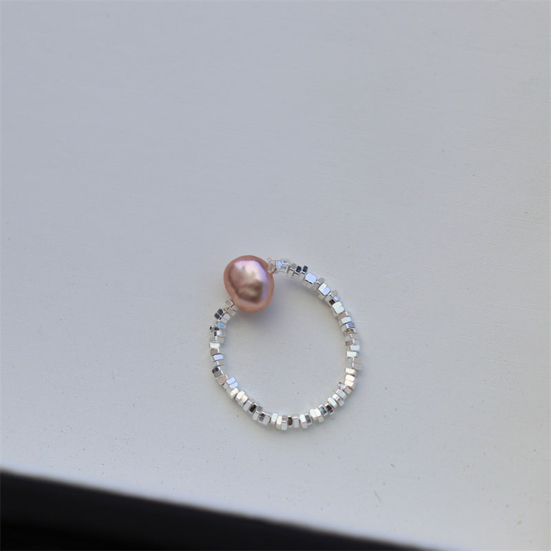 Of Sier Natural Freshwater Pearl Stretch Rings