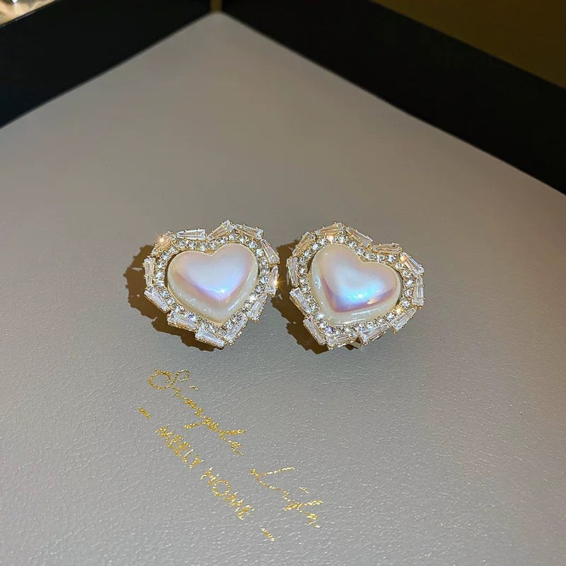 Luxury Mermaid Pearl Fashion High Sense Earrings