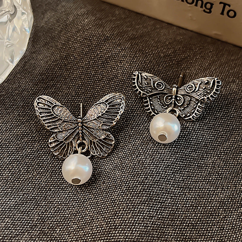Women's Sier Simple Elegant Fashionable High-grade Niche Earrings