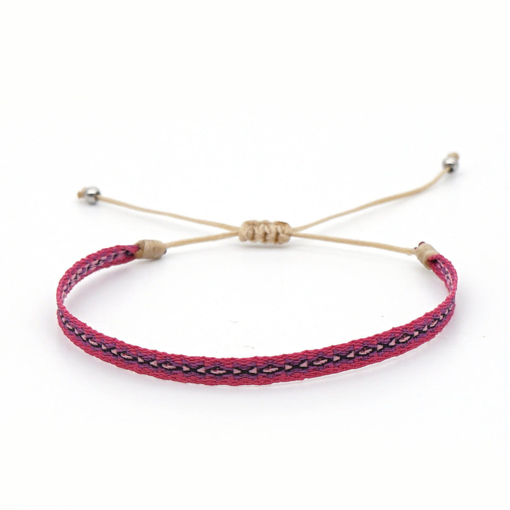 Women's South American Columbia Ethnic Style Webbing Bracelets
