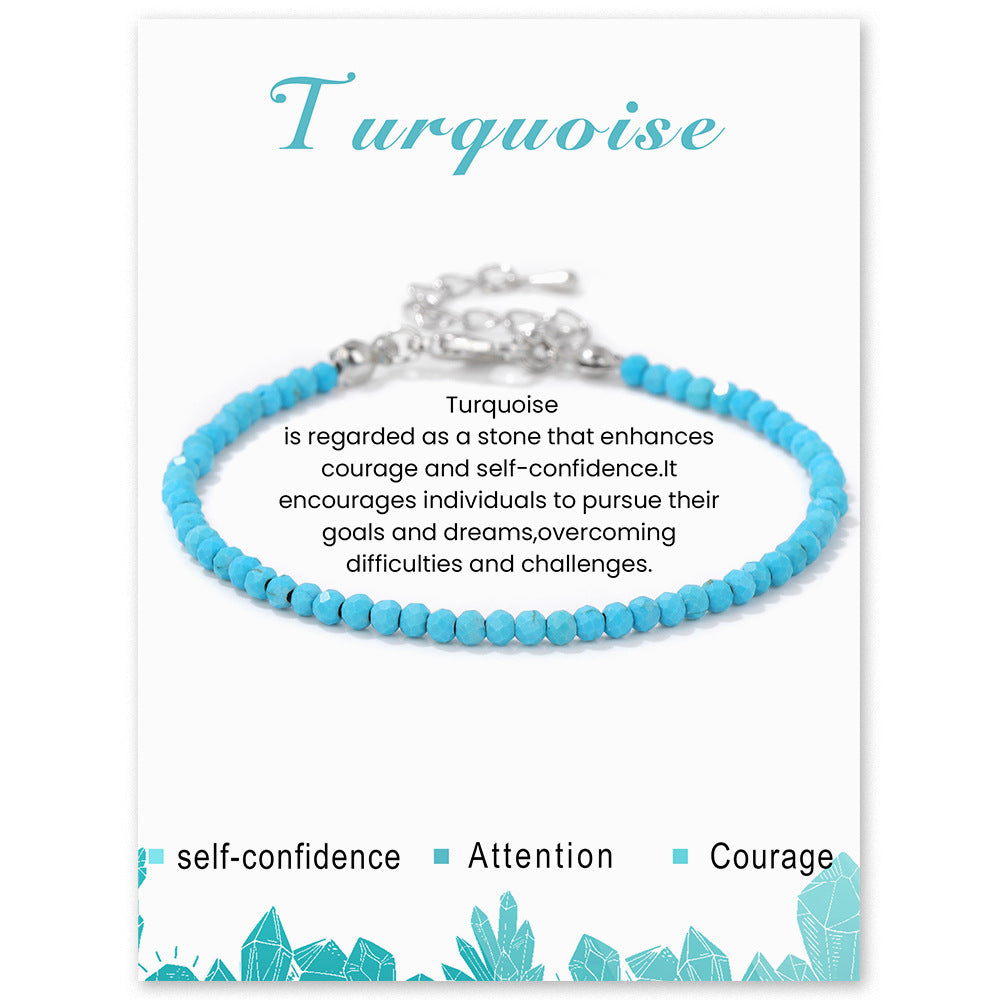 Artificial Crystal Beading Retro Minority Design Bracelets