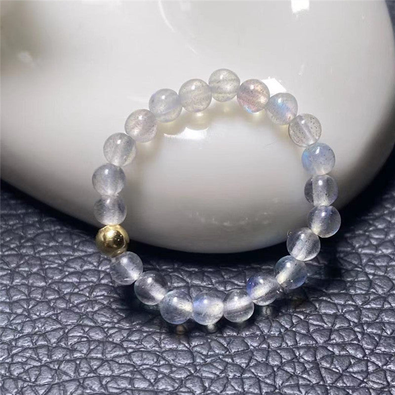 Tourmaline Turquoise Garnet Small Particle Fashion Rings