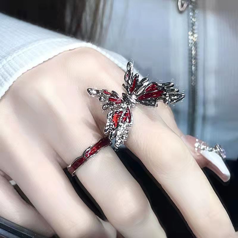 Butterfly Female Design High-grade Light Luxury Rings