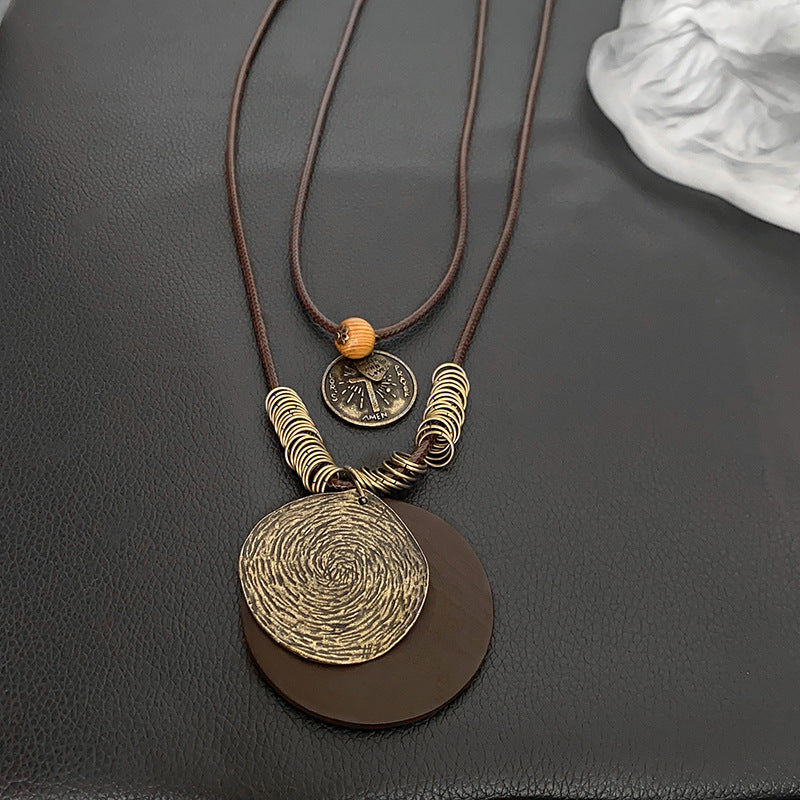 Women's Retro Fashion Long Sweater Chain Personalized Necklaces