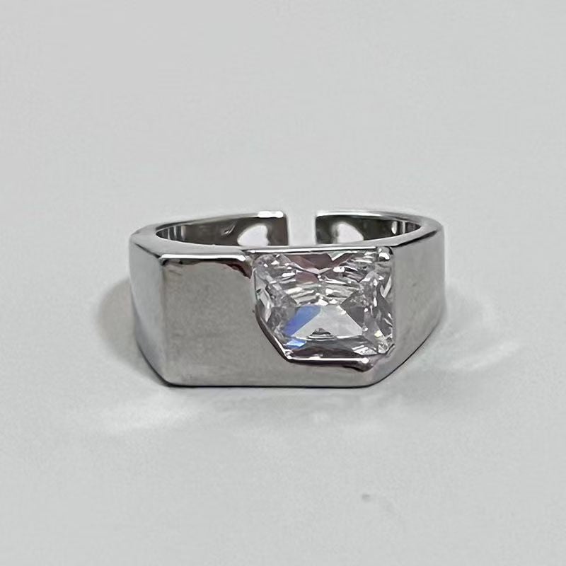 Design High-grade Cold Style Asterism Open Female Rings