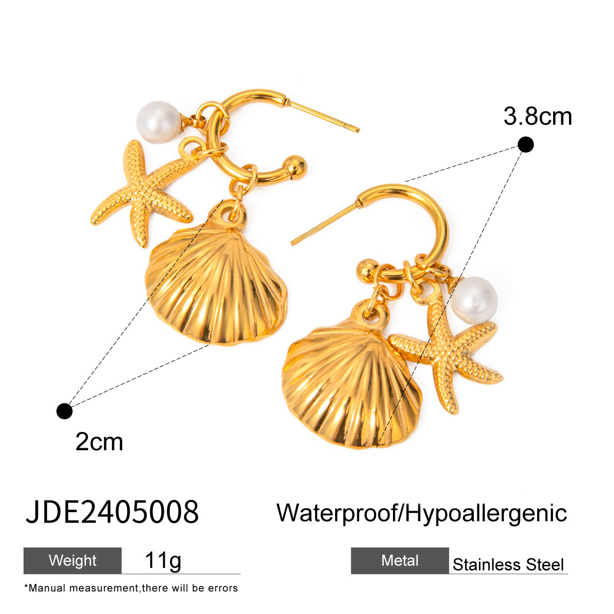 Series Pearl Accessories Fashion Starfish Shell Necklaces