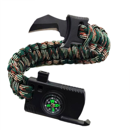 Multifunctional Carrying Strap Camping Survival Outdoor Adventure Emergency Bangle Bracelets