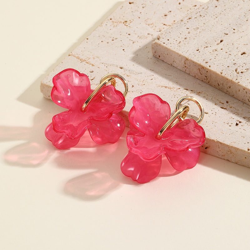 Women's Fashion Handmade Butterfly Shape Multicolor Earrings