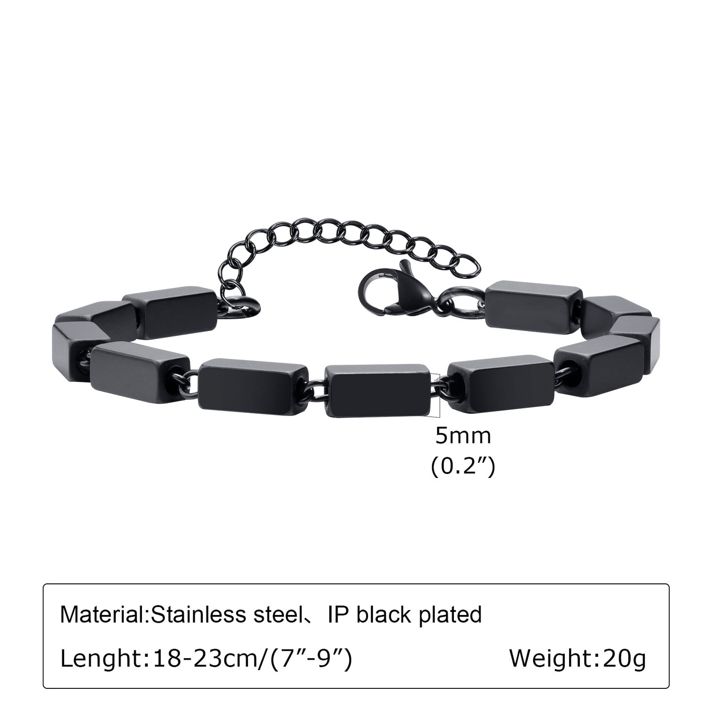 Men's Stainless Steel Handmade Chain Vintage Old Bracelets