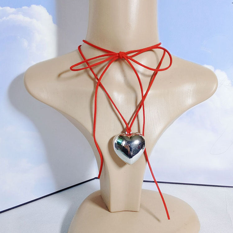 Wax Line Flannel Clavicle Chain Big Necklaces