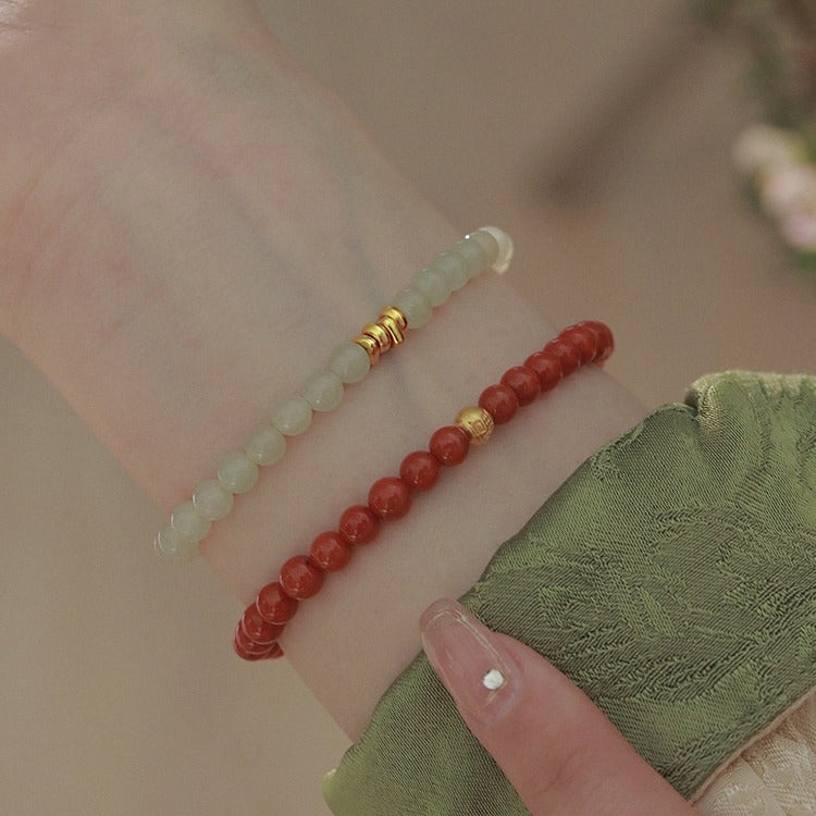 Women's Chinese Style Jade Light Luxury Minority Bracelets