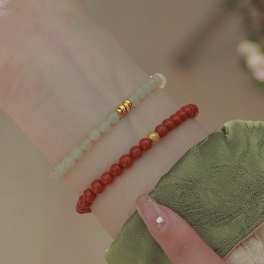 Women's Chinese Style Jade Light Luxury Minority Bracelets