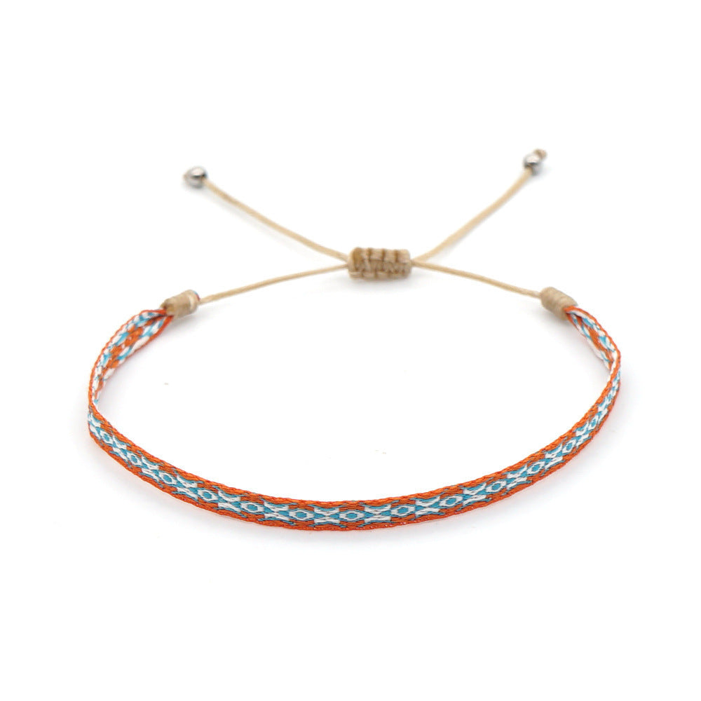Women's South American Columbia Ethnic Style Webbing Bracelets