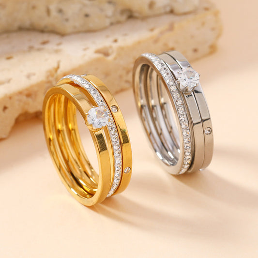 Clay Rhinestone Female Index Finger Tail Rings