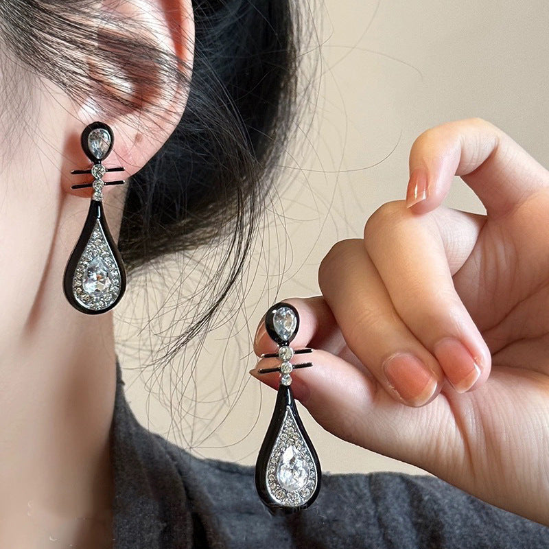 Women's Chinese Style Series Fan Han Clothing Earrings