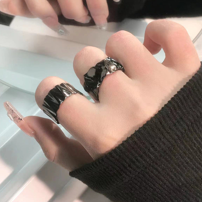 Asterism High Sense Dark Style Female Trendy Rings