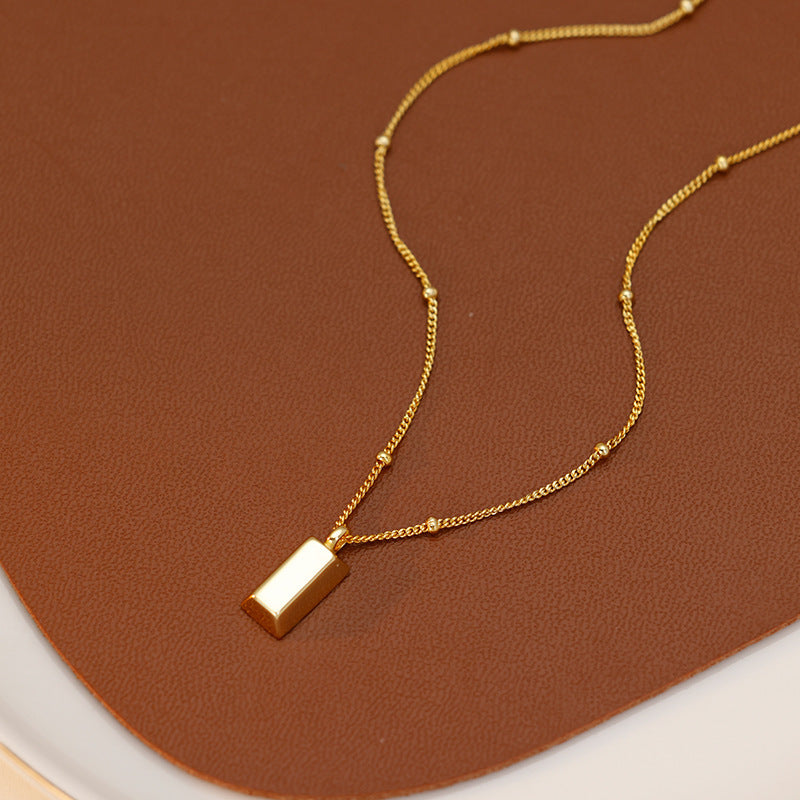 Women's Gold Bar Fashion Trendy Special Interest Necklaces