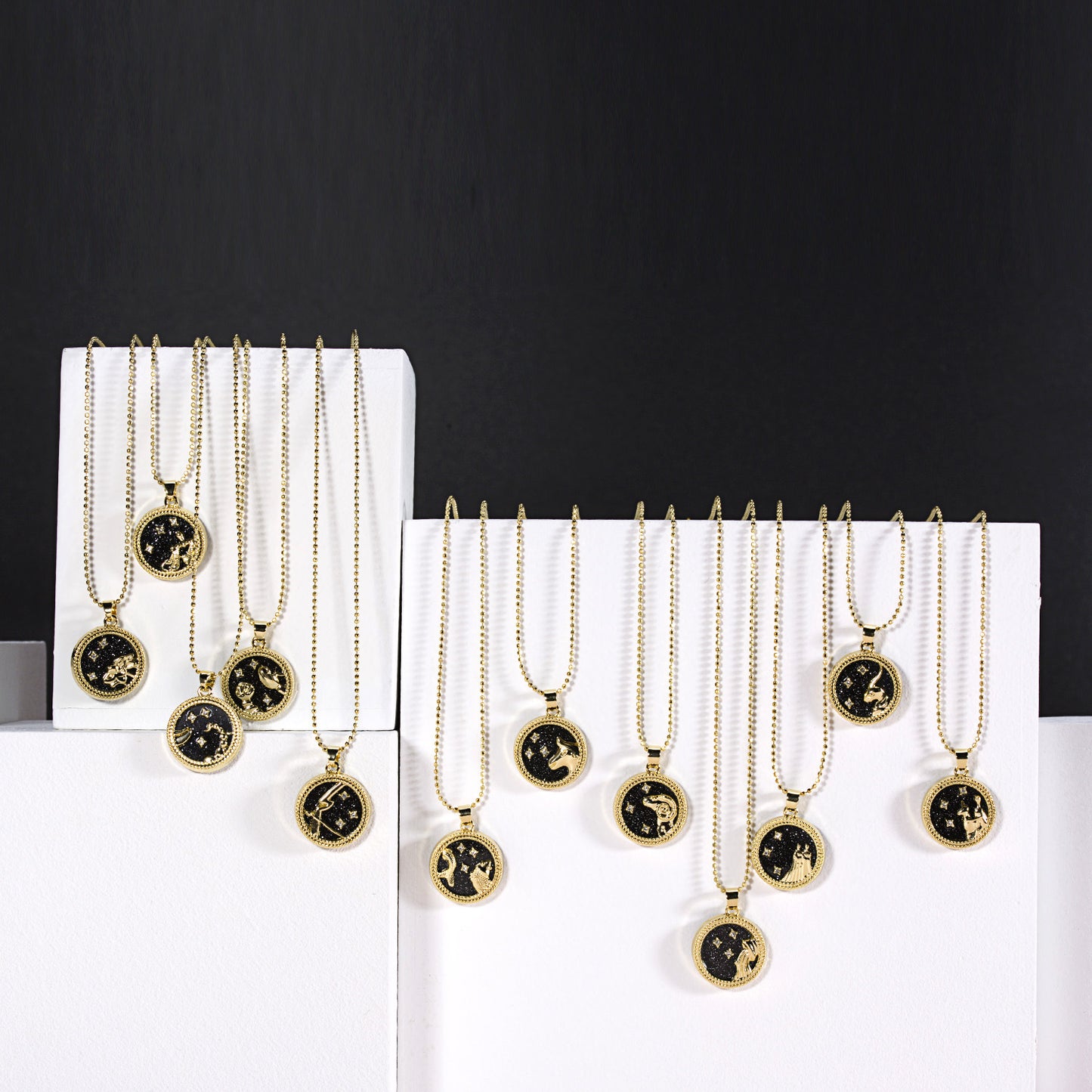 Sweater Golden Day Night Twee Constellations Necklaces