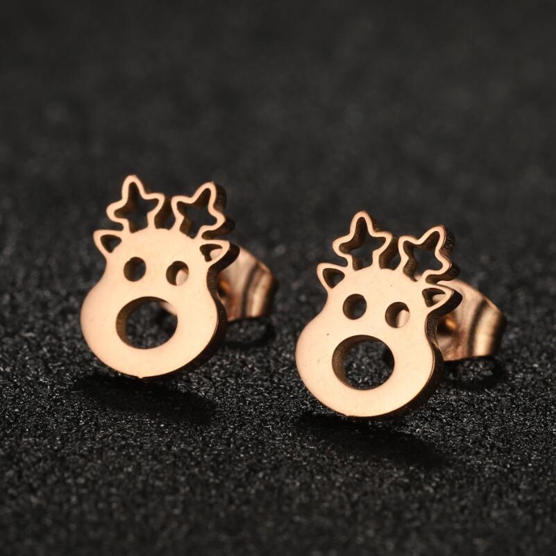 Cute Animal Female Creative Cartoon Pattern Earrings