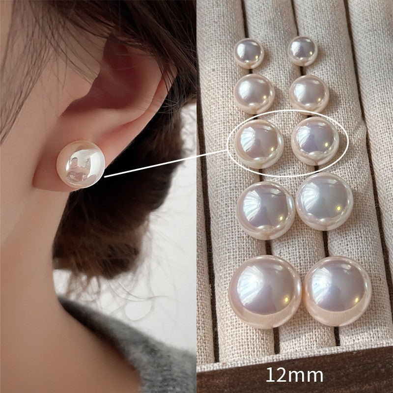 Women's Style High-grade Pearl For Sterling Sier Earrings
