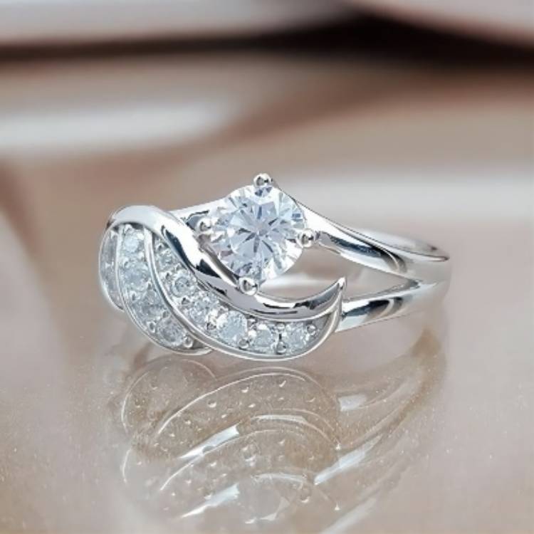 Fashion Angel Wings Zircon Accessories Jewellery Rings