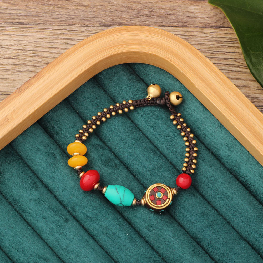 Women's & Men's Style Natural Stone Retro Simple Stylish Nepal Bracelets