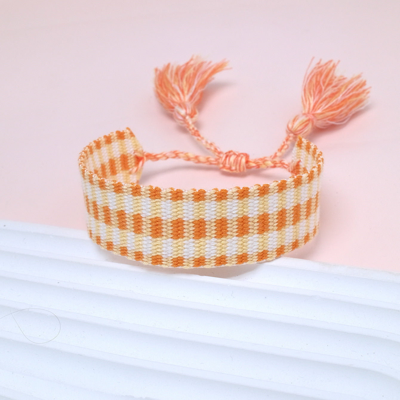 Replaceable Home Letter Handmade Weave Vintage Tassel Bracelets