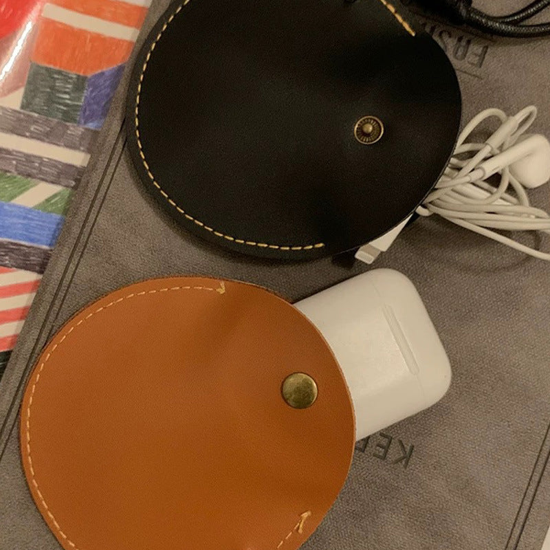 Bag Hanging Disk Leather Packet Portable Digital Accessories Necklaces