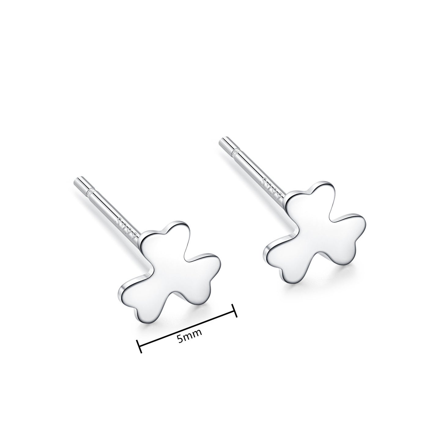 Women's Sterling Sier For Trendy One Week Small Ornament Earrings