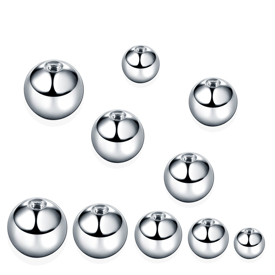 Steel Ball Ornament Accessories Thread Eyebrow Rings