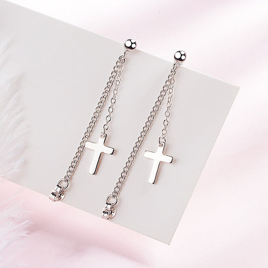Gu Retro Style Design Sense Female Niche Cool Handsome Earrings