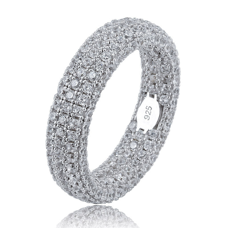 Men's Inlaid Zircon Accessories Hip Hop Cool Rings