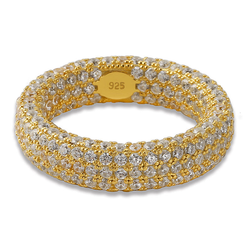 Men's Inlaid Zircon Accessories Hip Hop Cool Rings