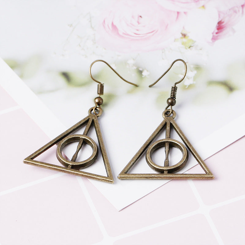 Peripheral Triangle Retro Available In Two Earrings