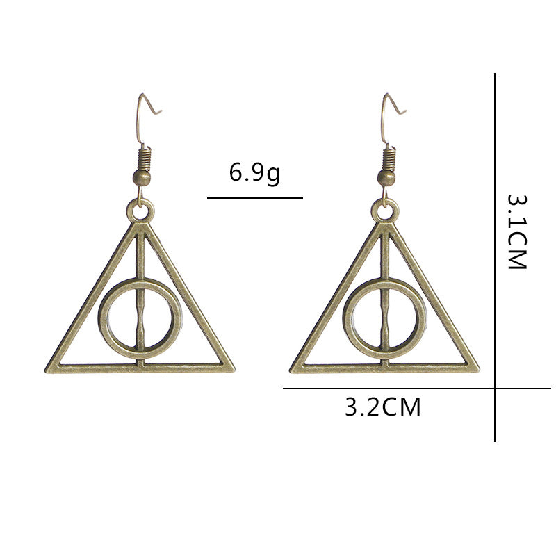 Peripheral Triangle Retro Available In Two Earrings