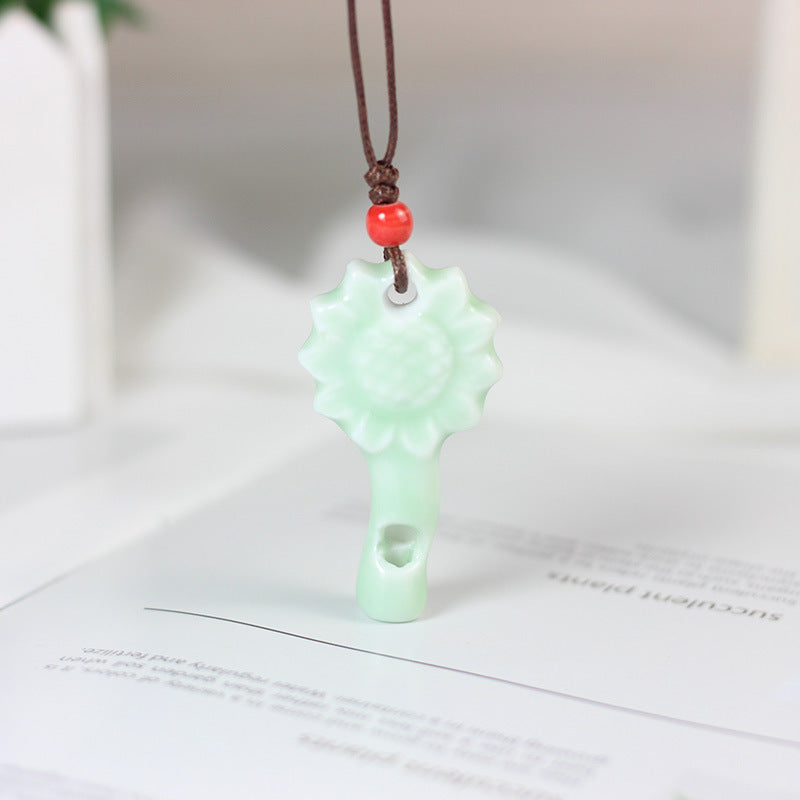 Whistle Couple Ceramic Creative Fresh Get Necklaces