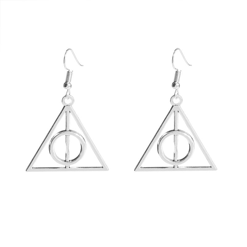 Peripheral Triangle Retro Available In Two Earrings