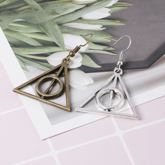 Peripheral Triangle Retro Available In Two Earrings